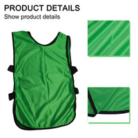 1x Loose Fitment and Lightweight Child Sports Training BIBS Vests for Basketball Cricket Soccer Football Rugby Mesh