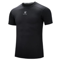 Kelme Sports T-shirt Men's Summer Short Sleeved Quick Drying Breathable Running Football Elastic Tight Fitness Suit