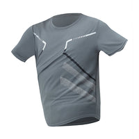 1/3 Piece Men's Four Season Printed Short Sleeved Sports Fitness Quick Drying Comfortable Plus Size Youth Casual Basic Top