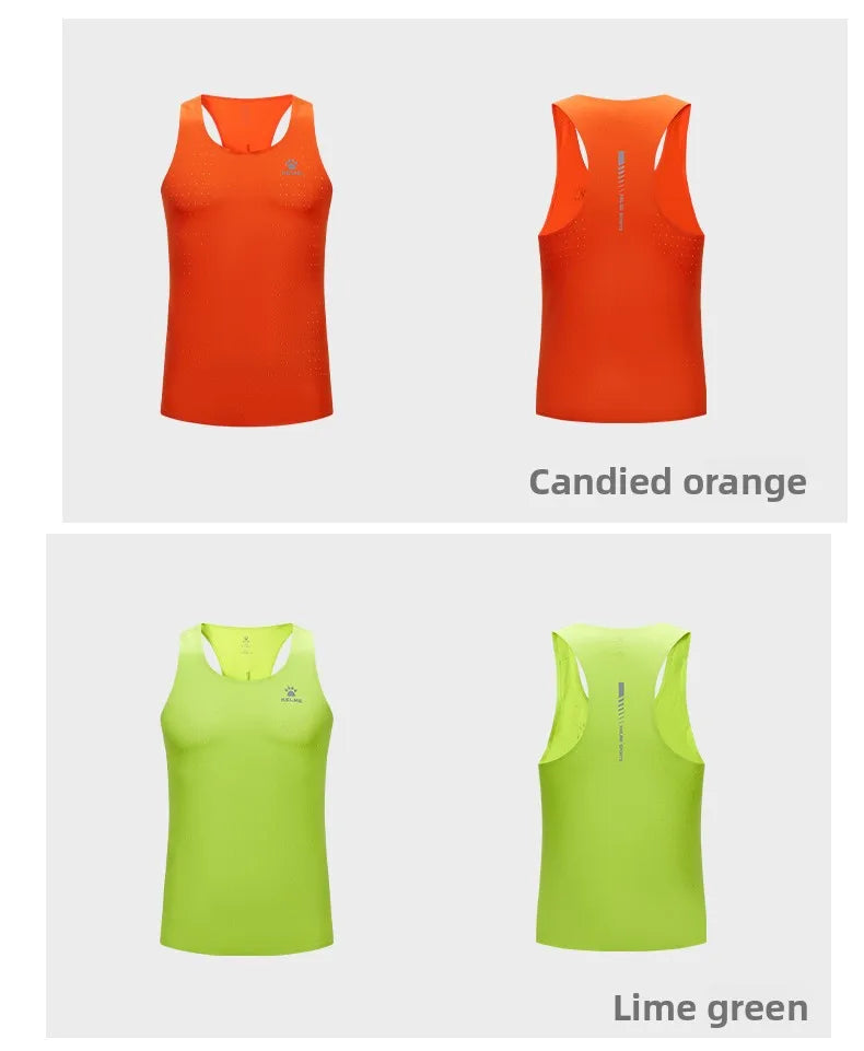 KELME Men's Marathon Vest Professional Racing Top Training Fitness Track And Field Running Speed Dry Vest