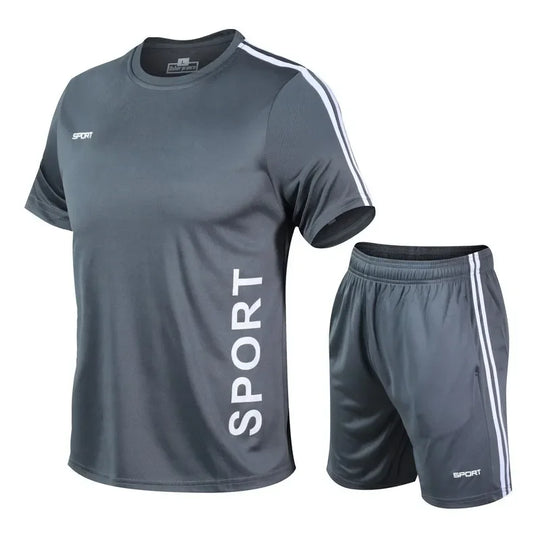2-Piece Quick-dry Athlete Sportswear (T-shirt + Short)