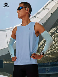 Kelme Men's Running Vest Marathon Racing Training Vest Breathable Sports T-shirt Outdoor Quick-drying Basketball Top