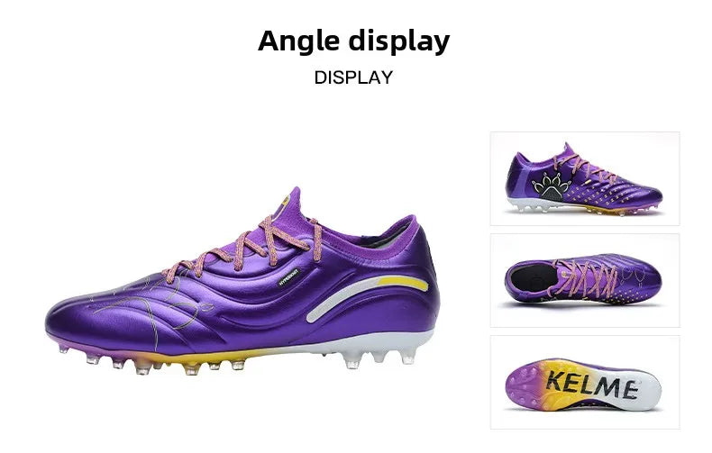 Kelme Next Top Football Shoes Men's Professional Match Football Boots Indoor Anti-slip Artificial Grass Futsal Mg Football Shoes