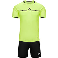 Kelme Football Referee Suit New Breathable Short-sleeved Personalized Custom Referee Jersey Outdoor Sports Suit