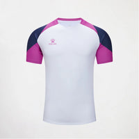 Kelme Men's Soccer Short Sleeve Gym Running Moisture Wicking Round Neck T-shirt Training Exercise Gym Sport Shirt Tops
