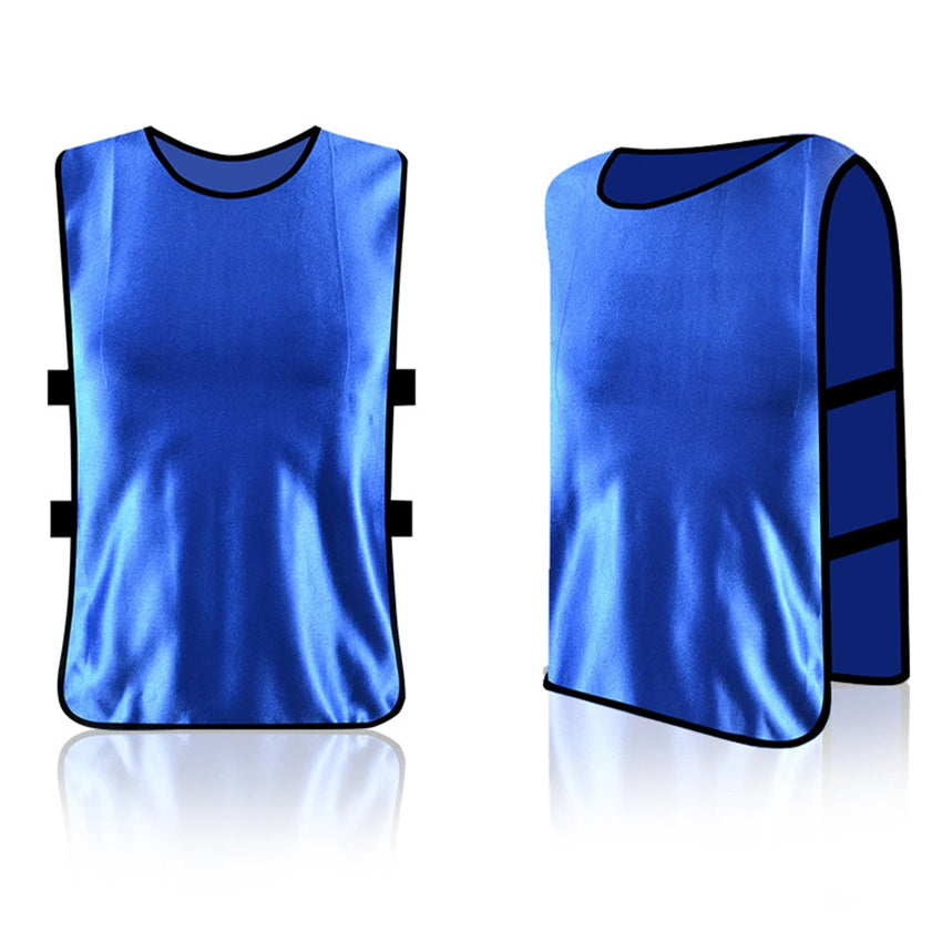 1x Loose Fitment and Lightweight Child Sports Training BIBS Vests for Basketball Cricket Soccer Football Rugby Mesh