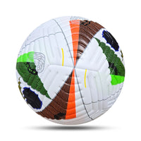 Size 5 Soccer Balls, Waterproof PU Leather-Professional Training & Official Match Ball, For Outdoor & Indoor Games