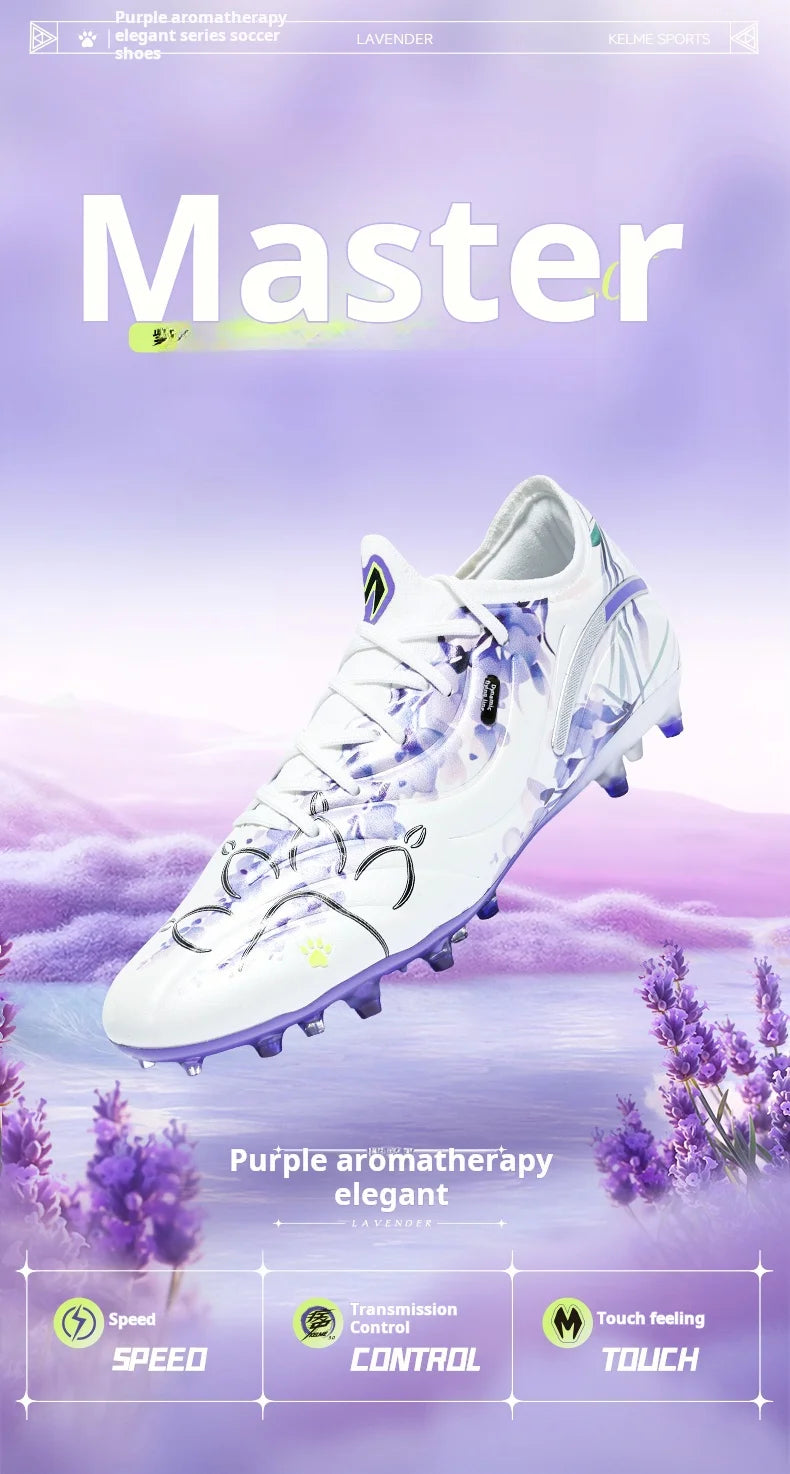 Kelme Football Shoes Male Master 2.0mg Short Nails Competition Grass Training Adult Tf Broken Nails Soccer Shoes