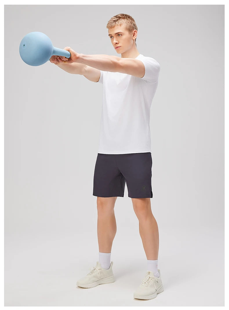 Kelme Men's Sports Tops Quick-drying Fitness Clothes Outdoor Running Breathable Short-sleeved Basketball T-shirt