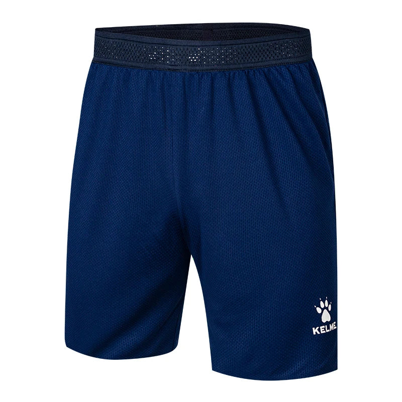KELME Shorts Running Fitness Training Quick Dry Capris Football Sports Leisure Breathable Mesh Shorts No Pockets 3801265