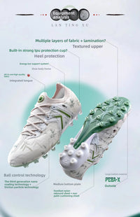 Kelme Mg Top Football Shoes Men's Short Nails Natural Artificial Grass Professional Competition Training Football Shoes